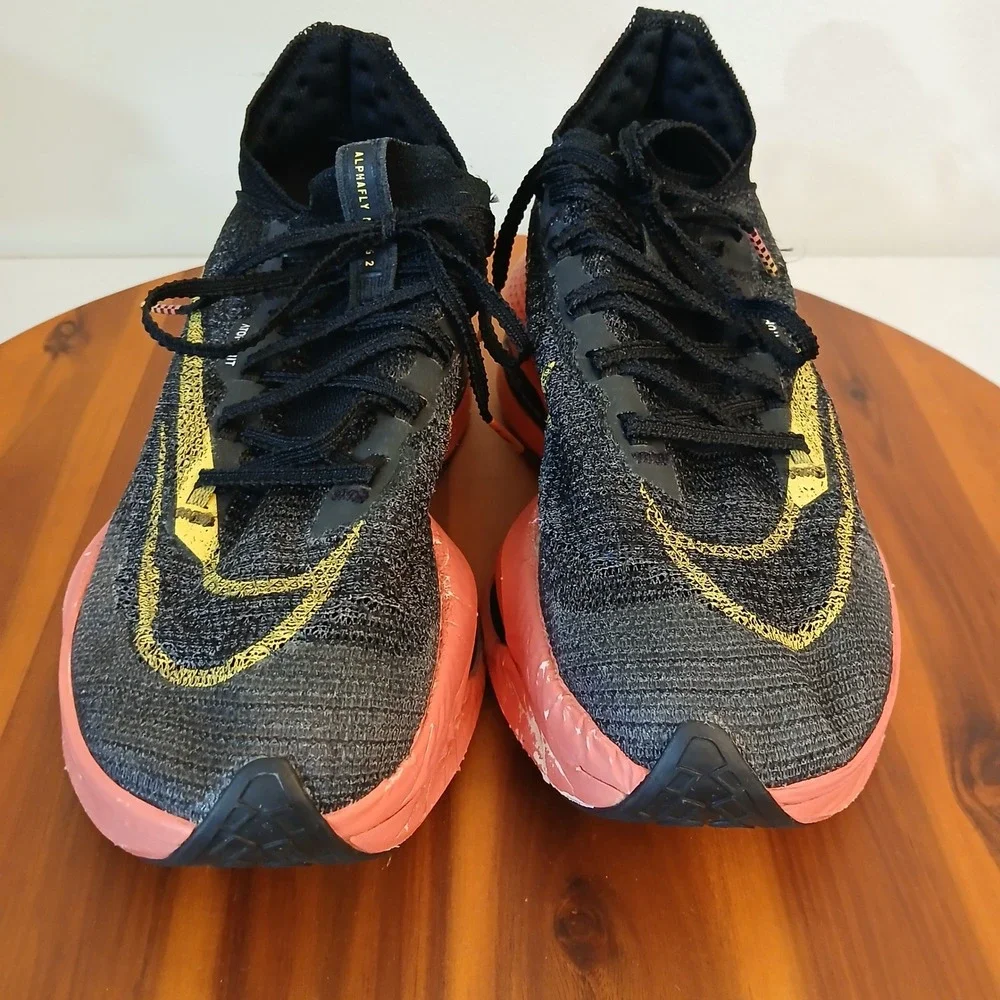 Nike Black Yellow Pink Running Shoes
